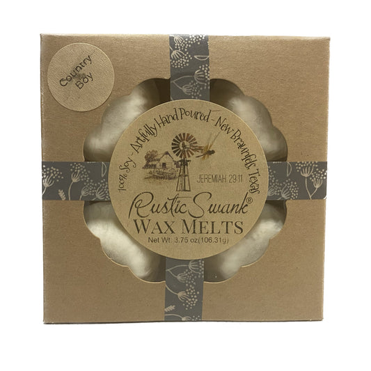 Texas Proud Rustic Swank Country Boy Wax Melts, 5 ct