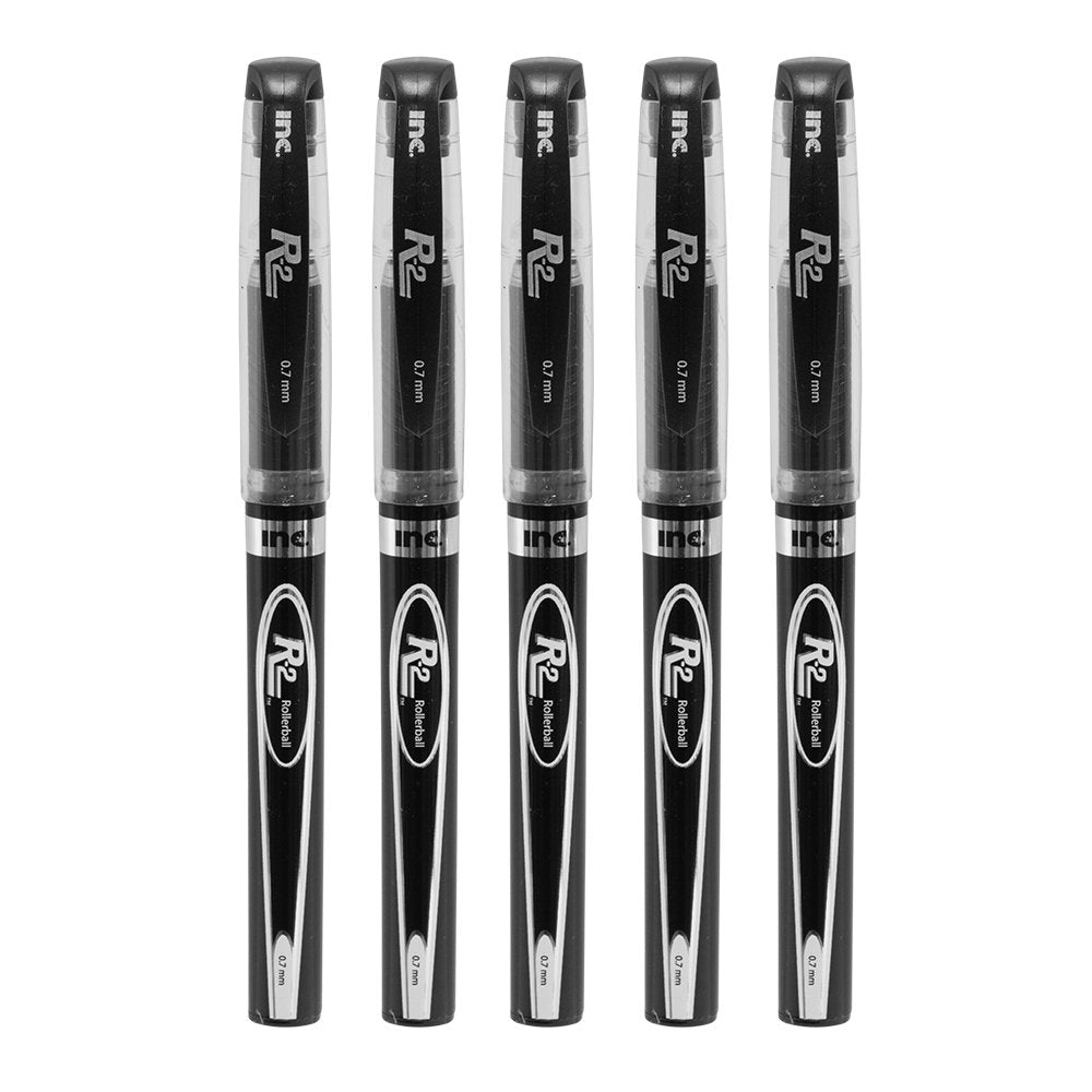 Inc R2 0.7mm Rollerball Pens - Black Ink