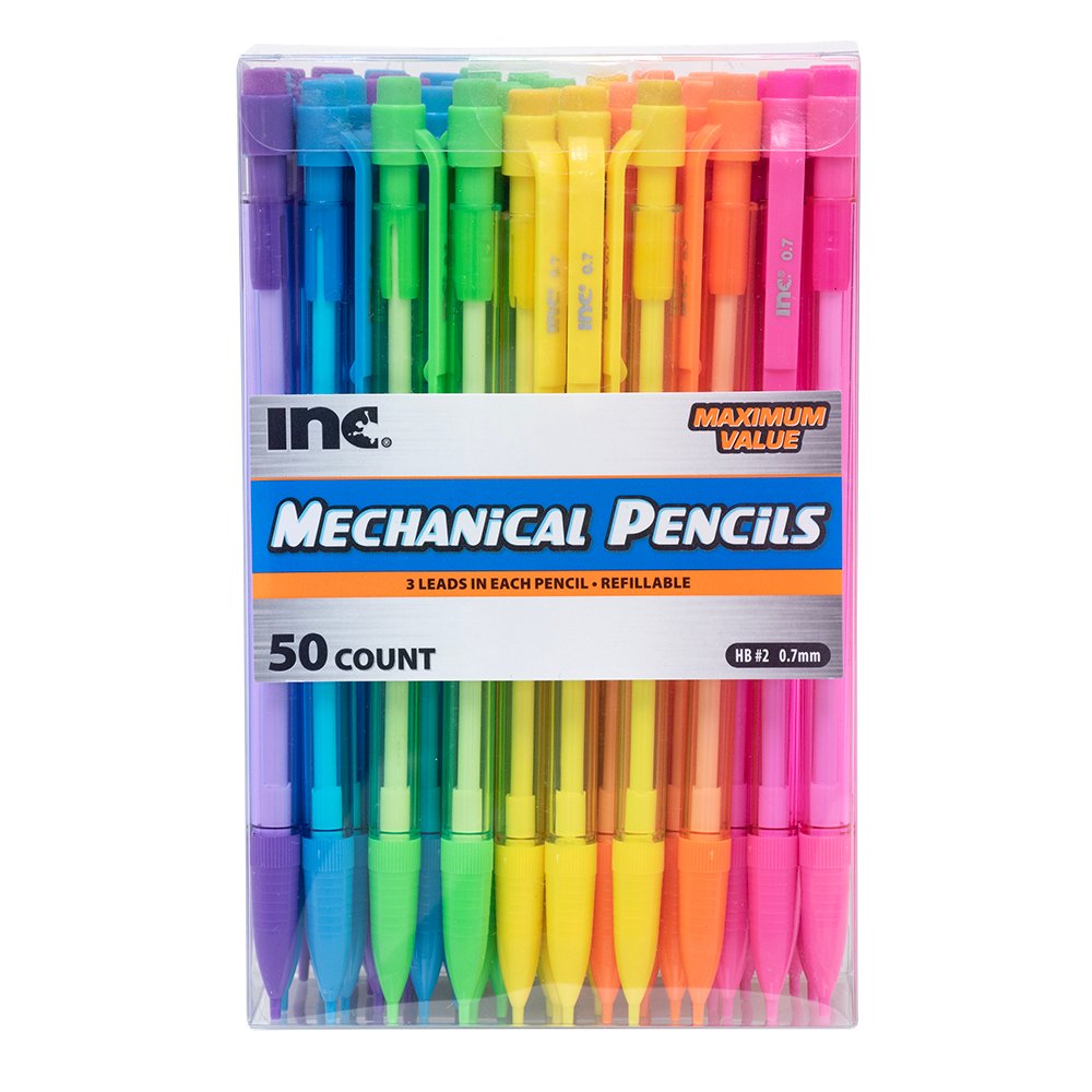 Inc Assorted 0.7mm Mechanical Pencils