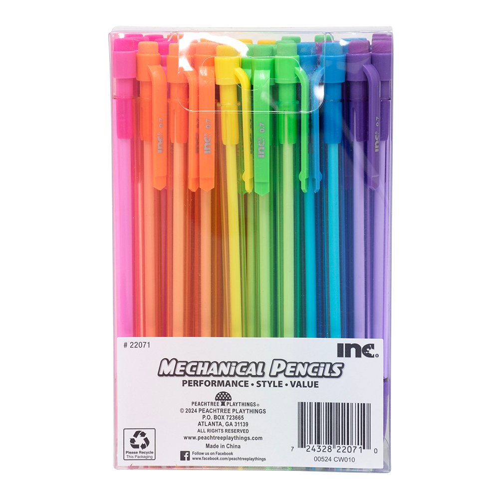 Inc Assorted 0.7mm Mechanical Pencils