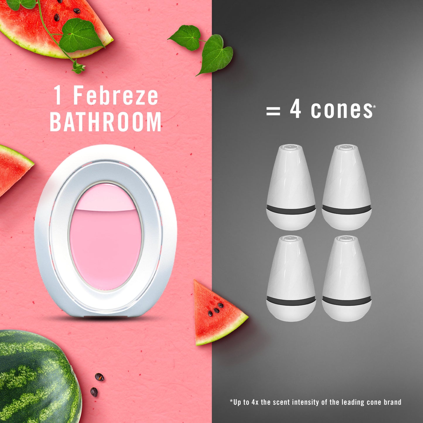 Febreze Bathroom Air Freshener Odor-Fighting - Sweet Watermelon Vine Scent