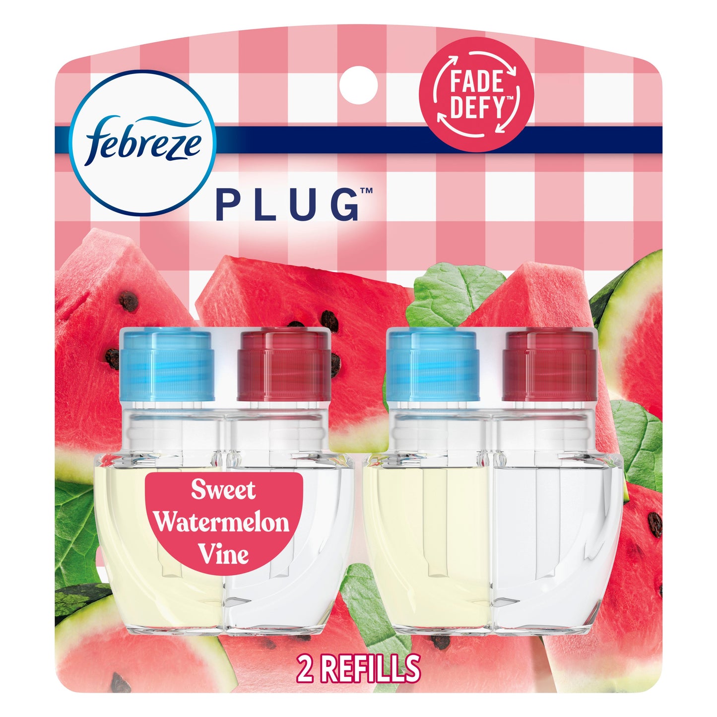 Febreze Plug In Air Freshener Scented Oil Refill - Sweet Watermelon Vine