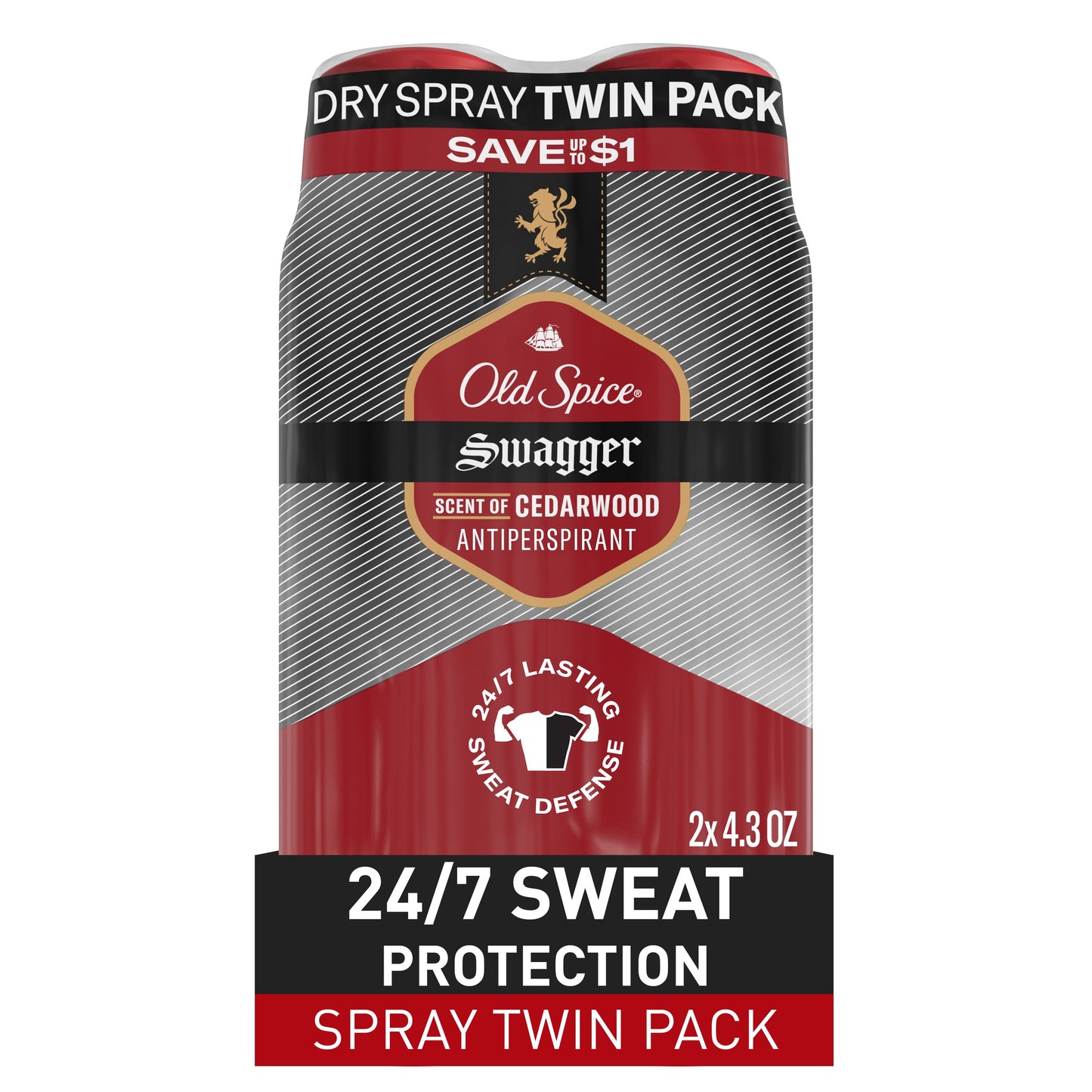 Old Spice Antiperspirant Dry Spray - Swagger