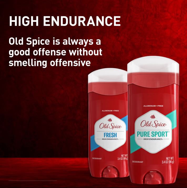 Old Spice High Endurance Aluminum-Free Deodorant - Pure Sport
