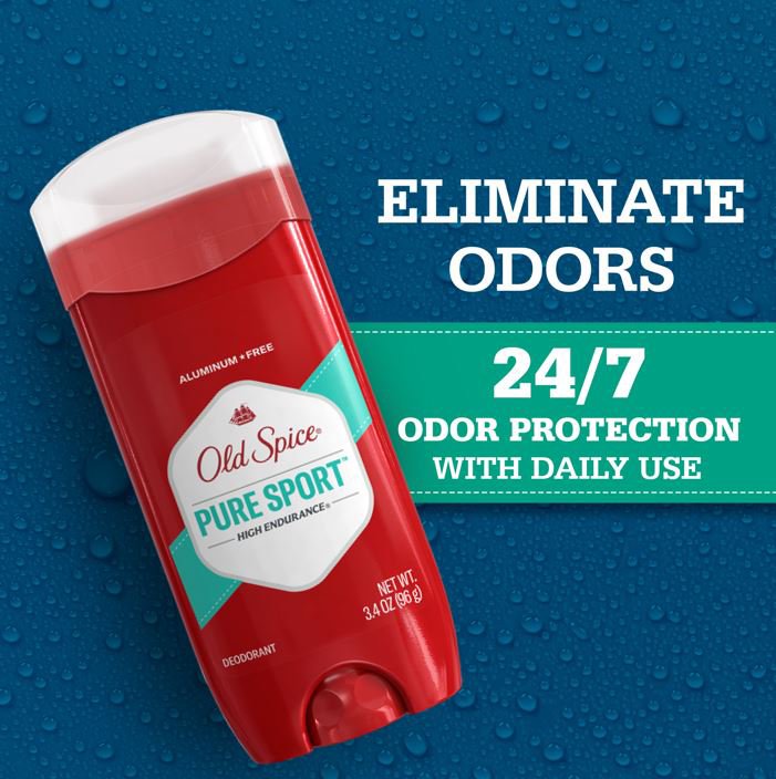 Old Spice High Endurance Aluminum-Free Deodorant - Pure Sport