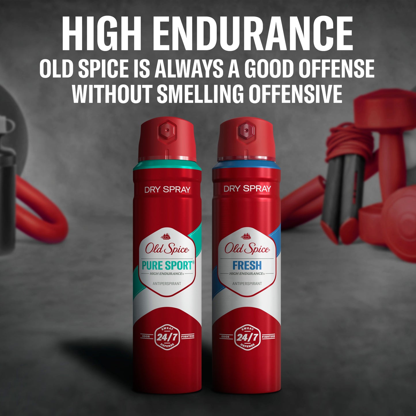 Old Spice High Endurance Antiperspirant Dry Spray - Pure Sport