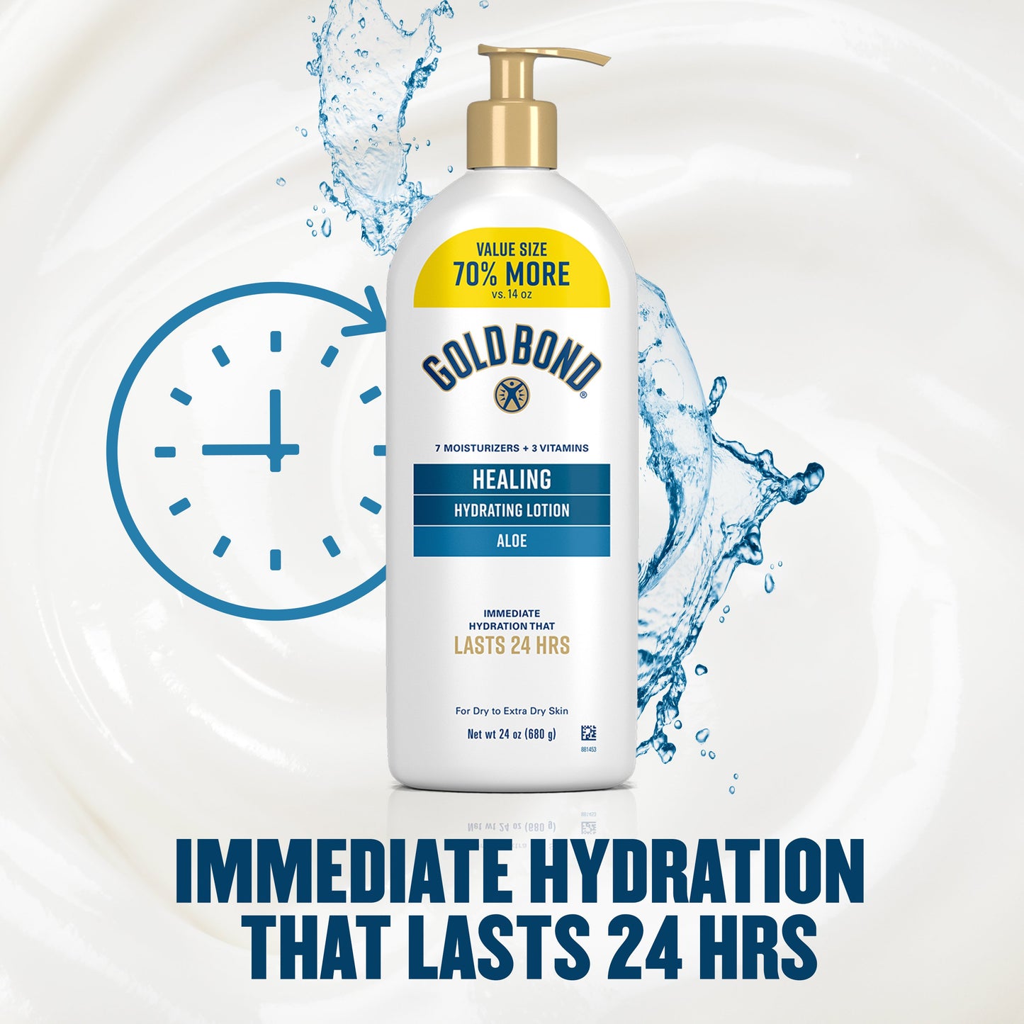 Gold Bond Healing Hydrating Lotion -  Aloe
