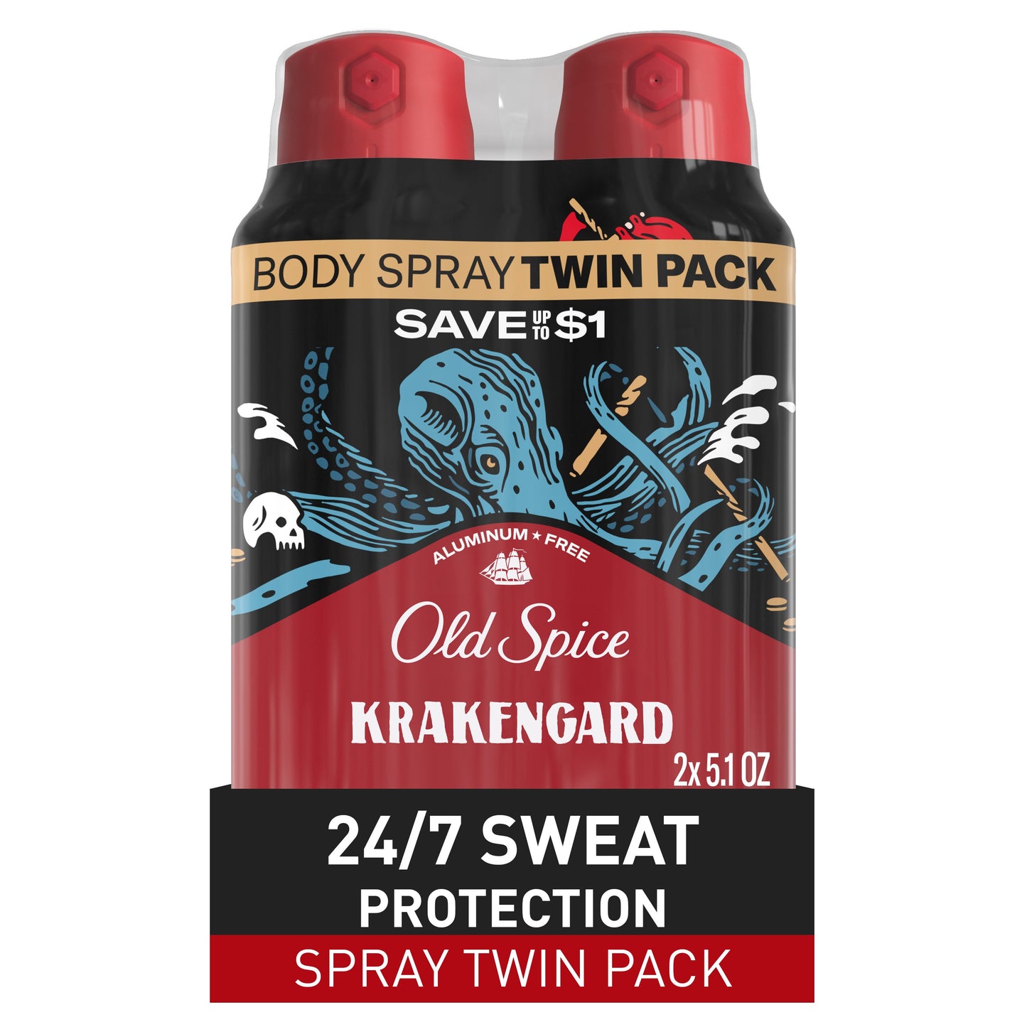 Old Spice Aluminum-Free Body Spray - Krakengard