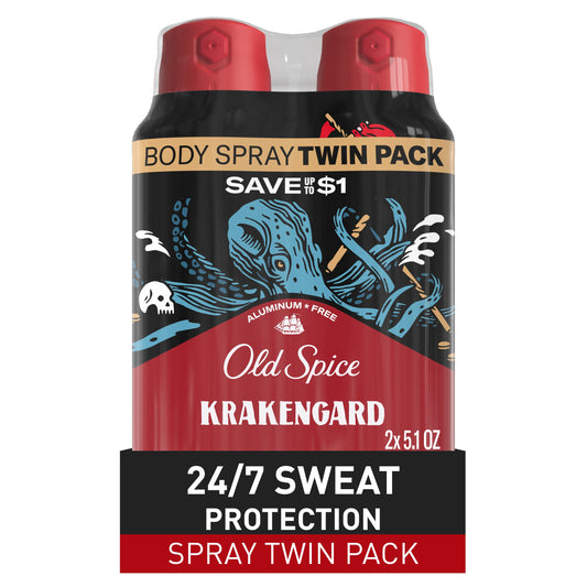 Old Spice Aluminum-Free Body Spray - Krakengard