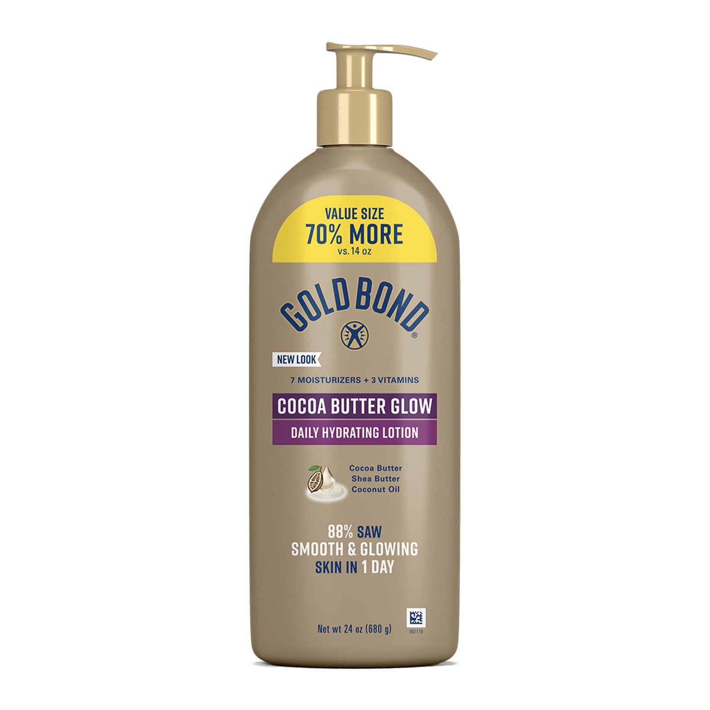 Gold Bond Cocoa Butter Glow Daily Hydrating Lotion