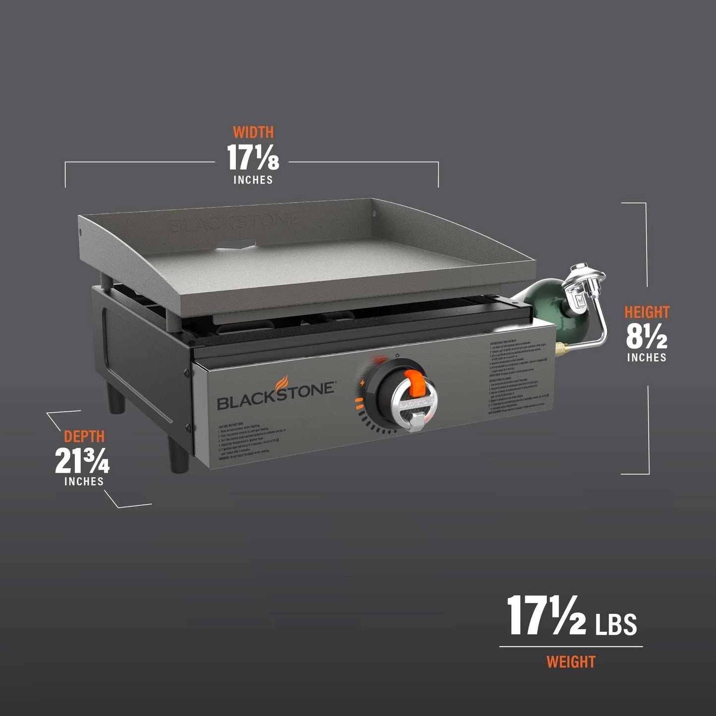 Blackstone Original Tabletop Stainless Griddle