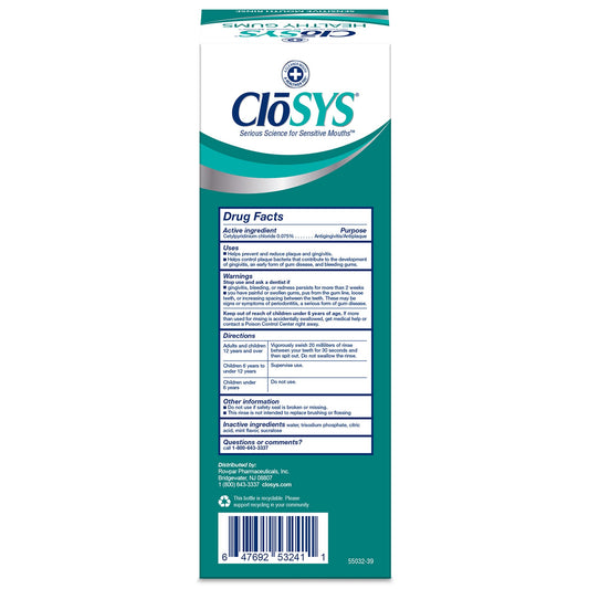 CloSYS Healthy Gums Sensitive Mouth Rinse - Gentle Mint