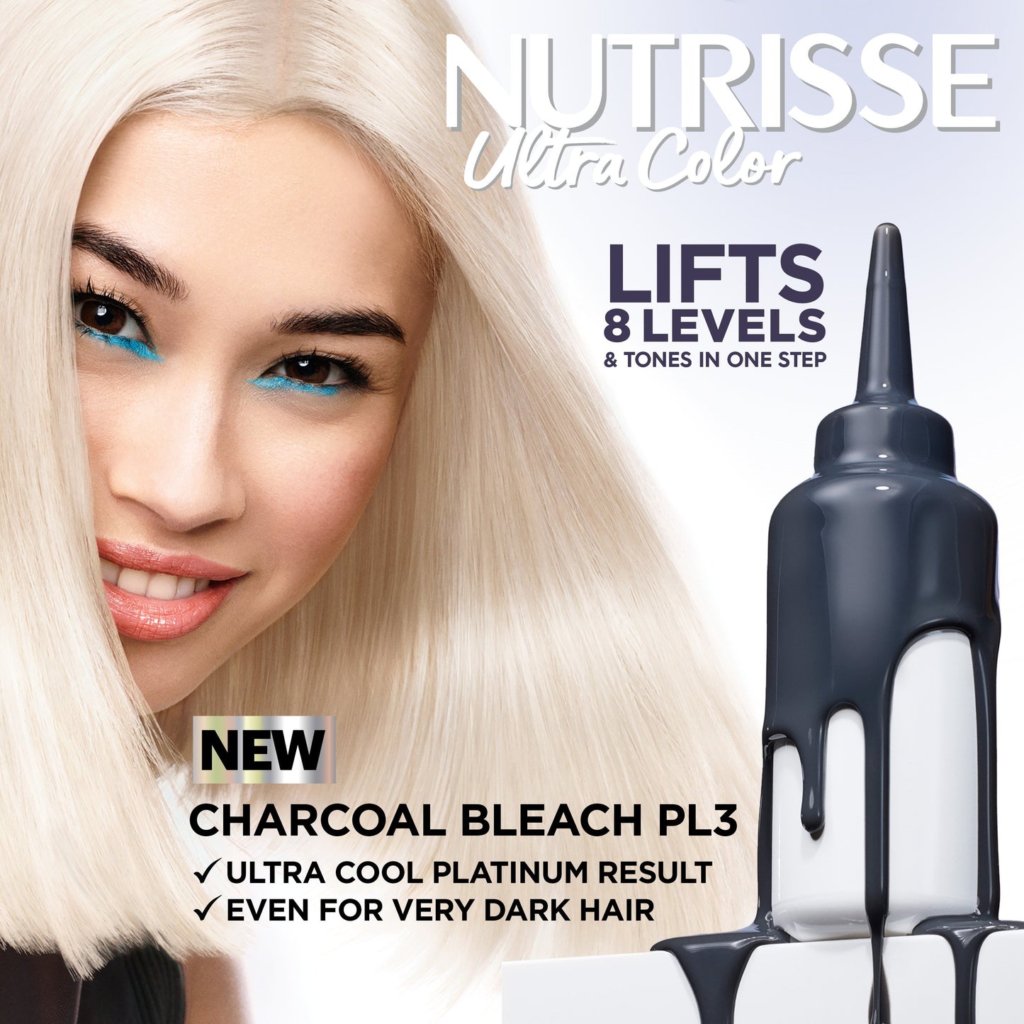 Garnier Nutrisse Ultra Color Bleach Kit - PL3 Ultra Cool Platinum