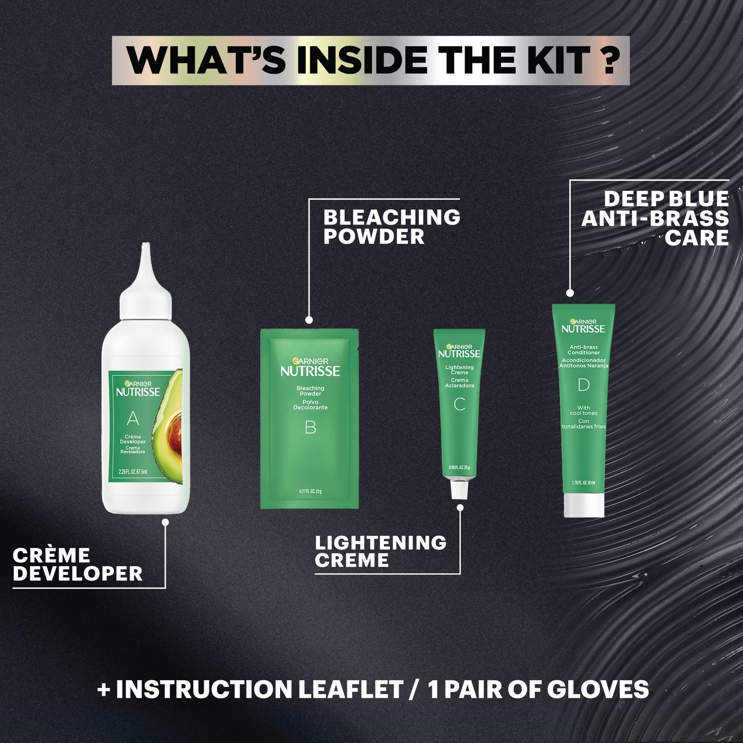 Garnier Nutrisse Ultra Color Bleach Kit - PL3 Ultra Cool Platinum