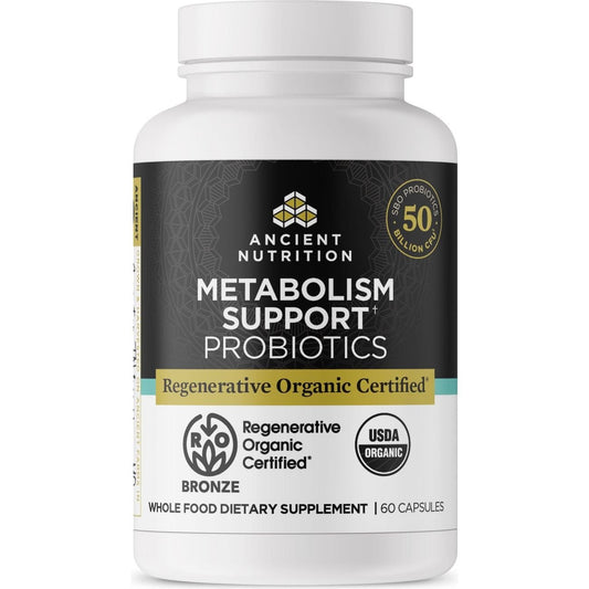 Ancient Nutrition Metabolism Support Probiotics Capsules