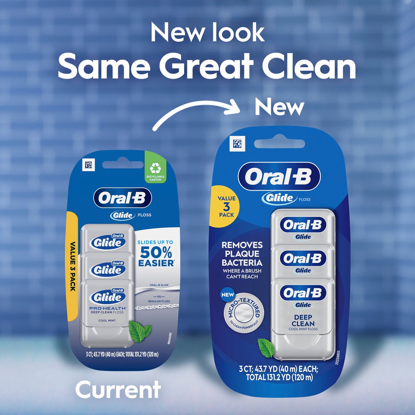 Oral-B Glide Pro-Health Deep Clean Floss - Mint