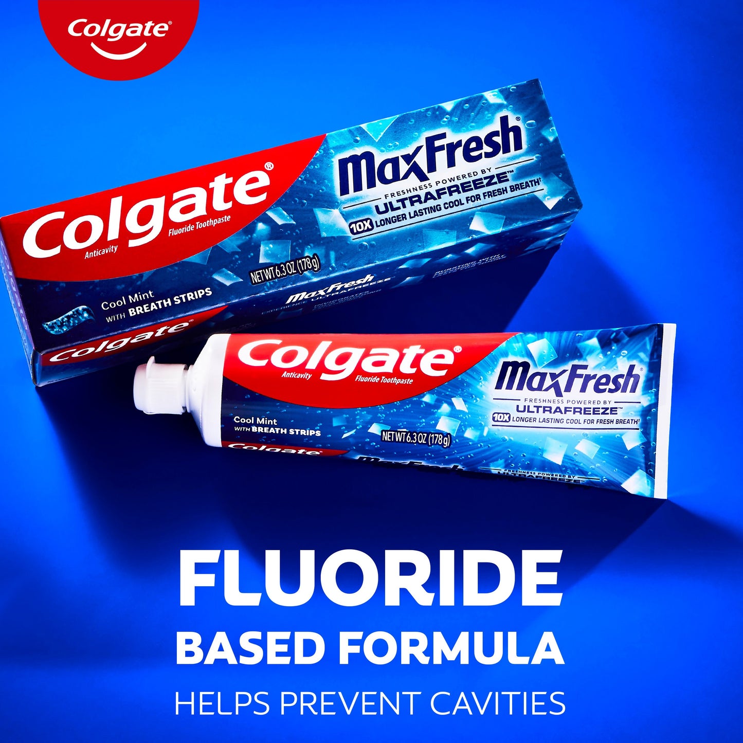 Colgate Max Fresh Whitening Anticavity Toothpaste - Cool Mint