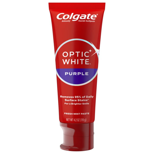 Colgate Optic White Purple Anticavity Toothpaste - Fresh Mint