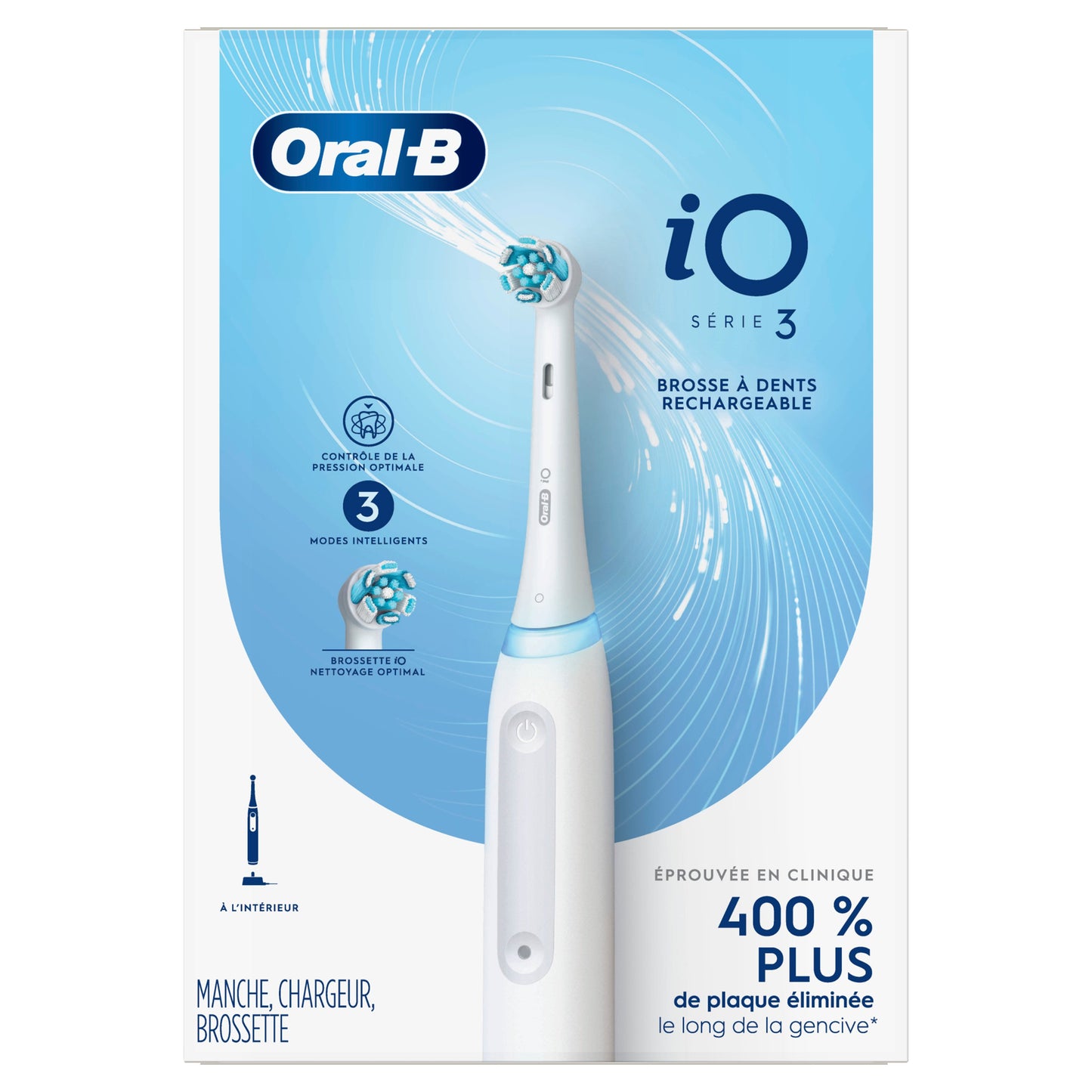 Oral-B iO Series 3 Rechargeable Toothbrush - White