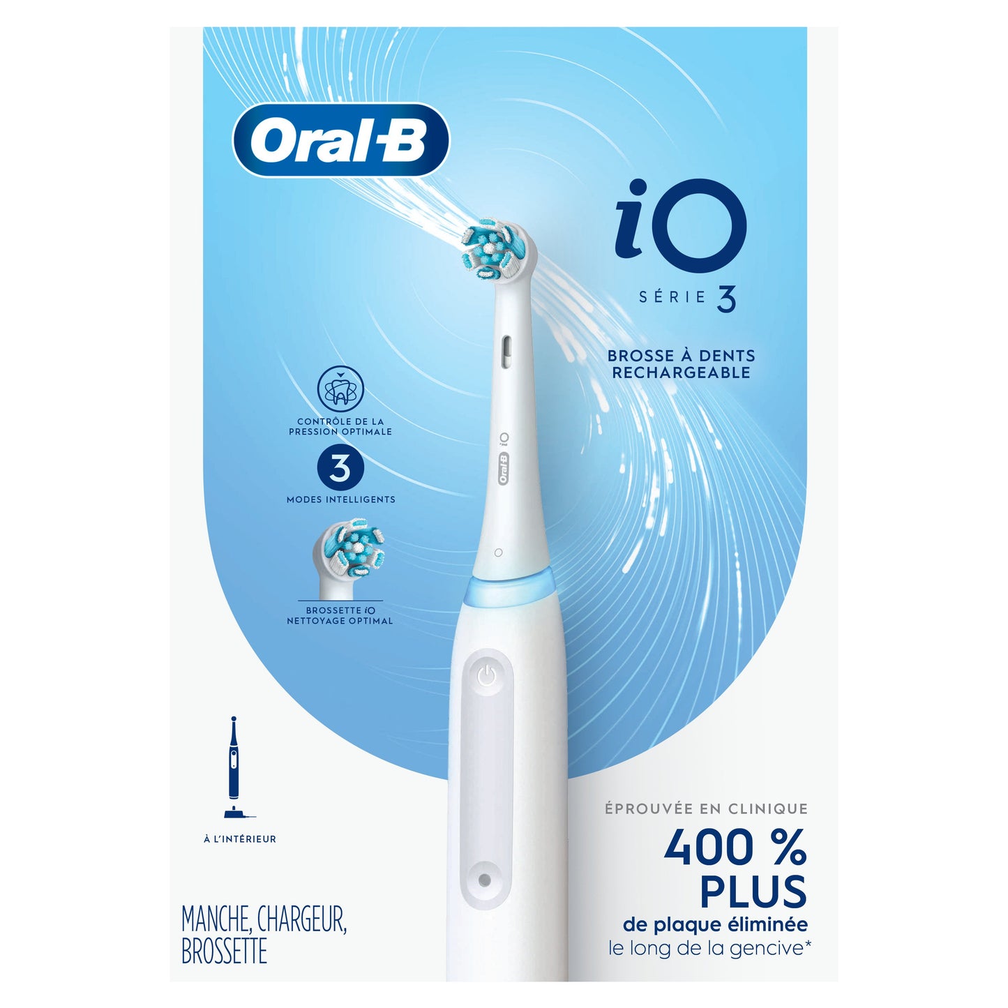 Oral-B iO Series 3 Rechargeable Toothbrush - White