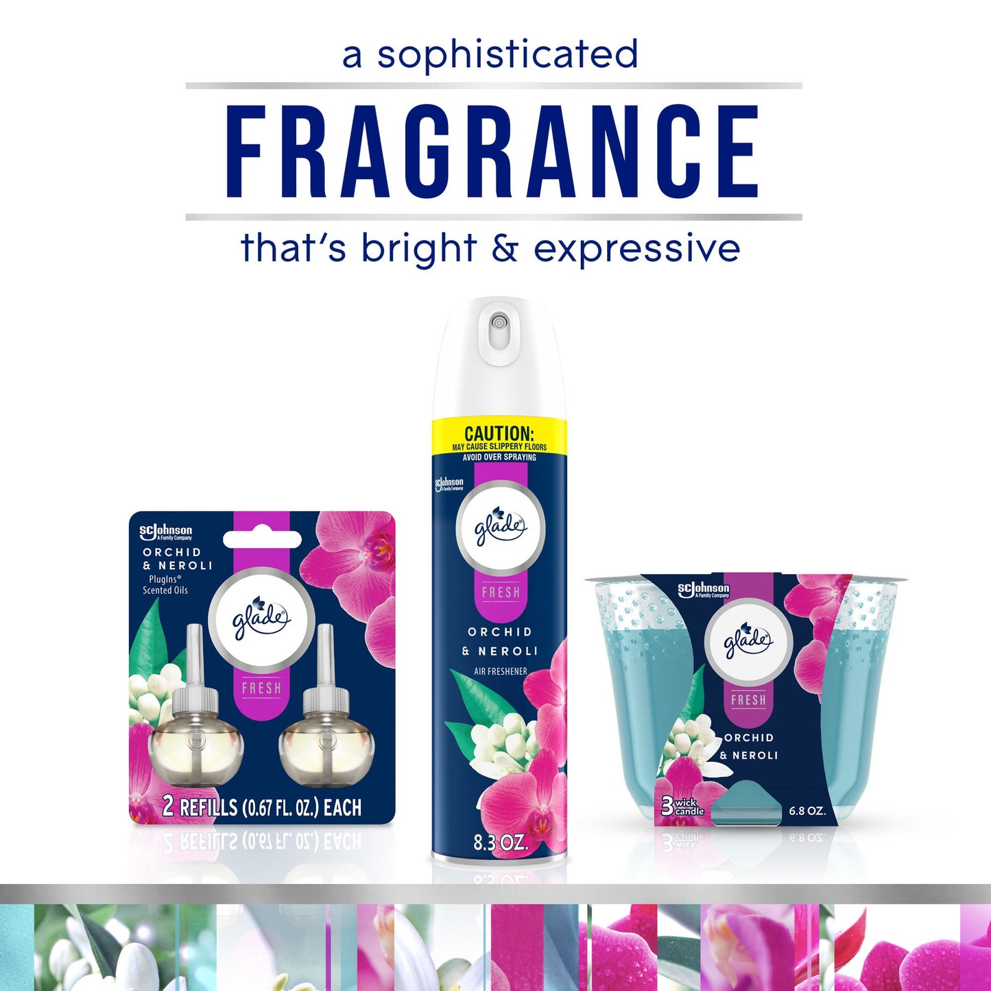 Glade Automatic Spray Air Freshener Refill - Orchid & Neroli