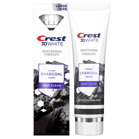 Crest 3D White Whitening Therapy Charcoal Toothpaste - Deep Clean