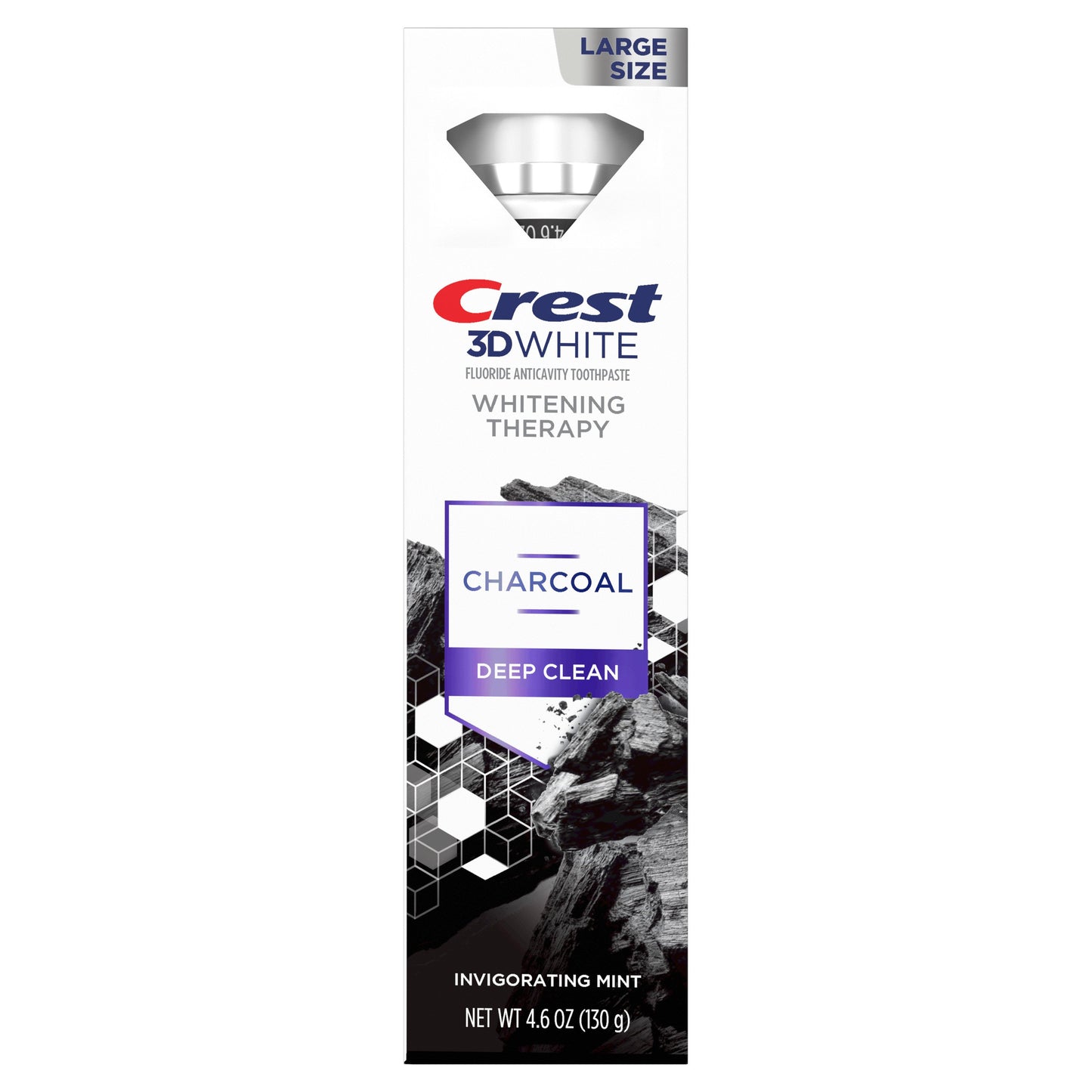 Crest 3D White Whitening Therapy Charcoal Toothpaste - Deep Clean