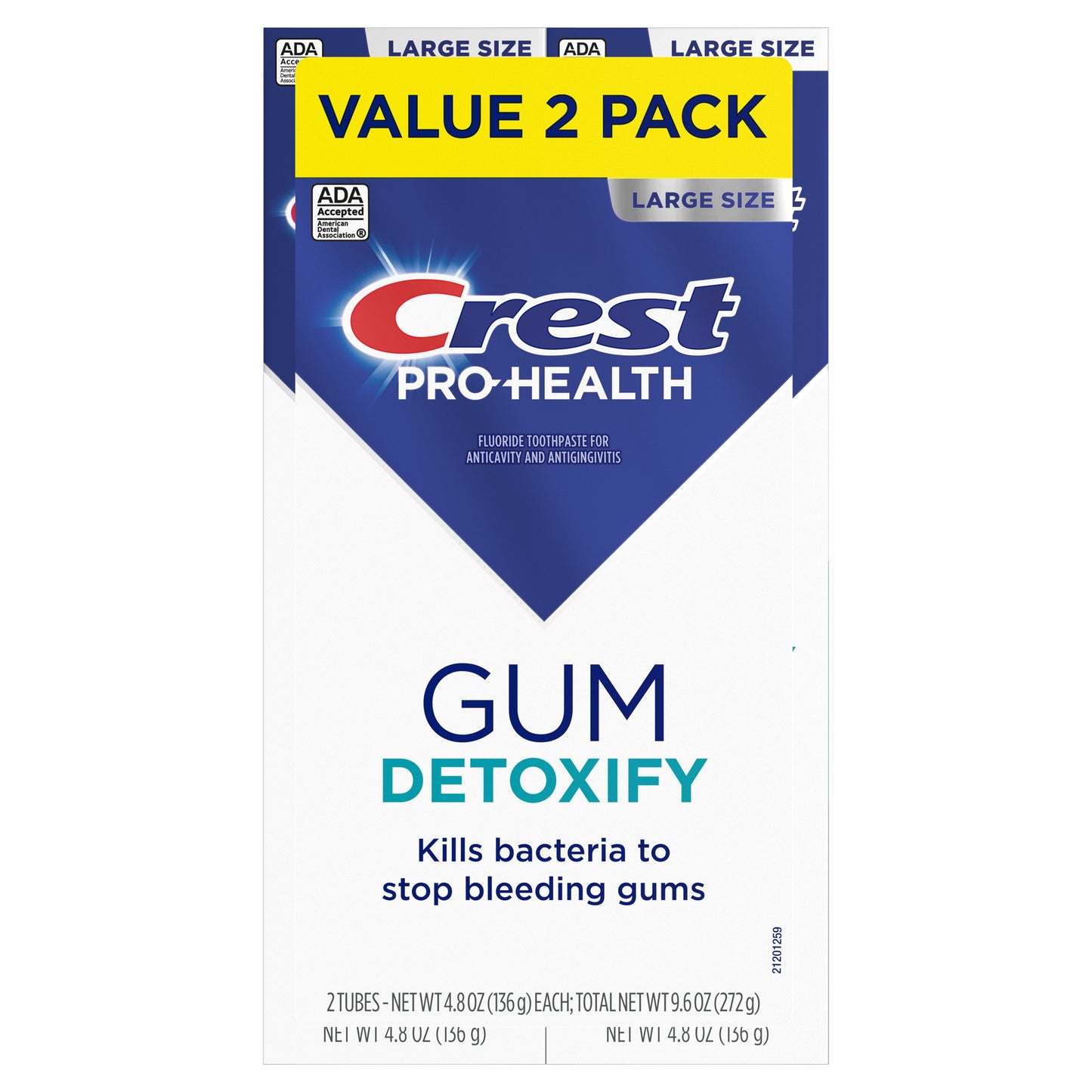 Crest Pro  Health Gum Detoxify Toothpaste - Deep Clean, 2 pk