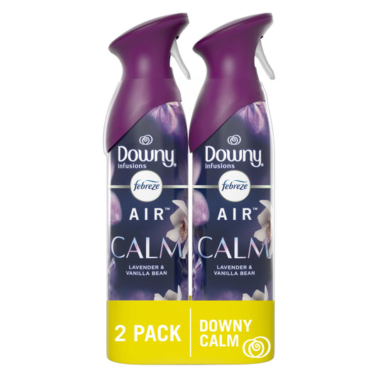 FEBREZE Air Freshener Spray - Odor-Fighting Room Spray - Downy Calm Scent