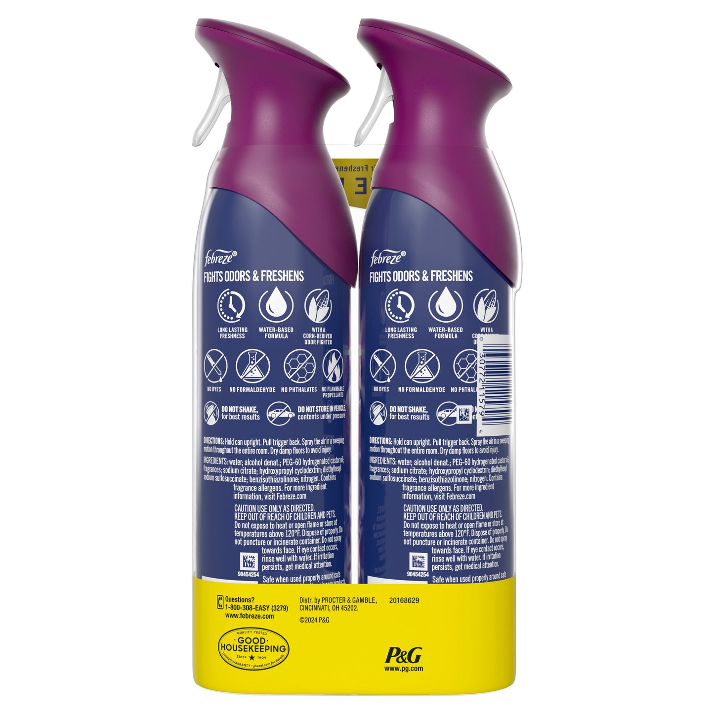 FEBREZE Air Freshener Spray - Odor-Fighting Room Spray - Downy Calm Scent