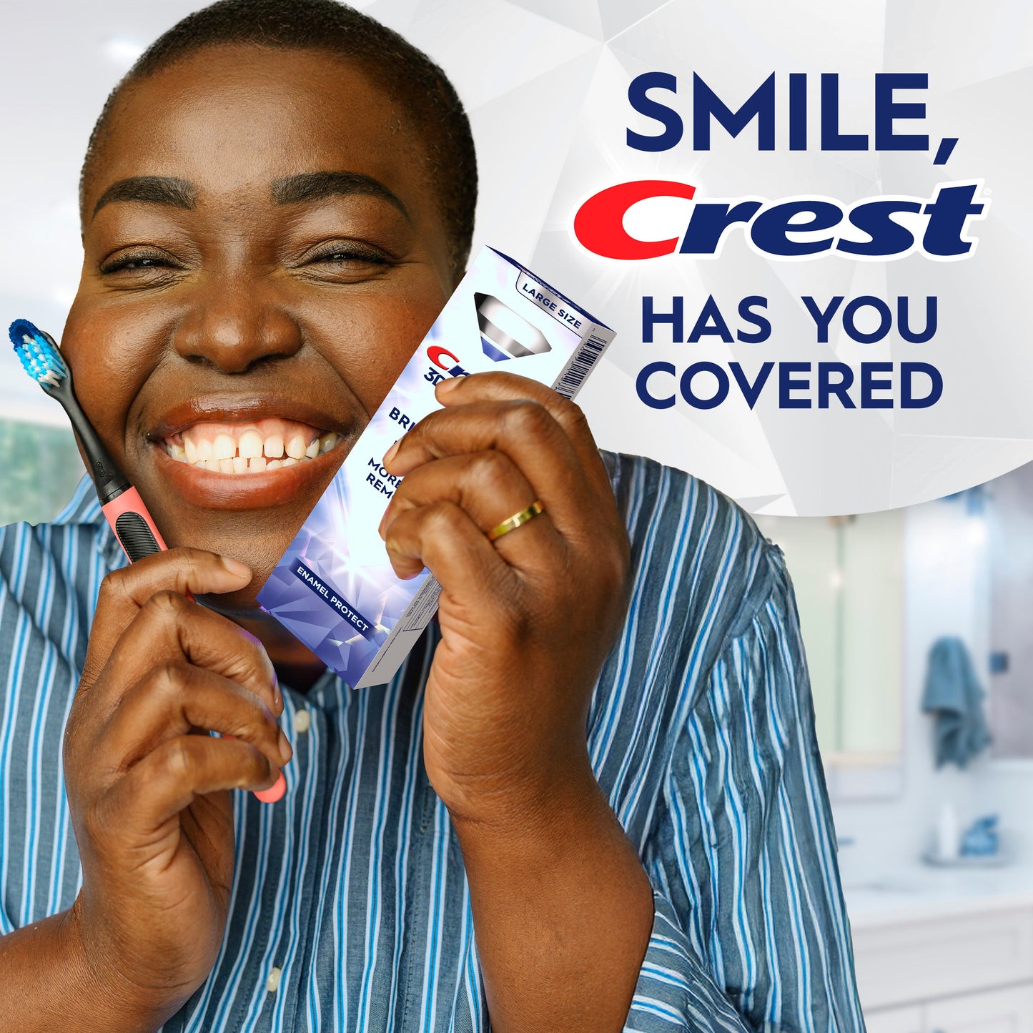 Crest 3D White Brilliance Pro Enamel Protect Teeth Whitening Toothpaste