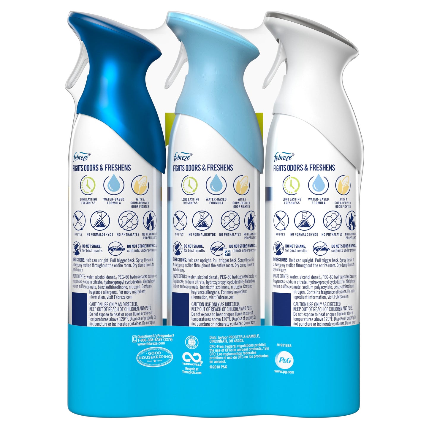 FEBREZE Febreze Air Mist Crisp Clean Ocean Linen & Sky Mix