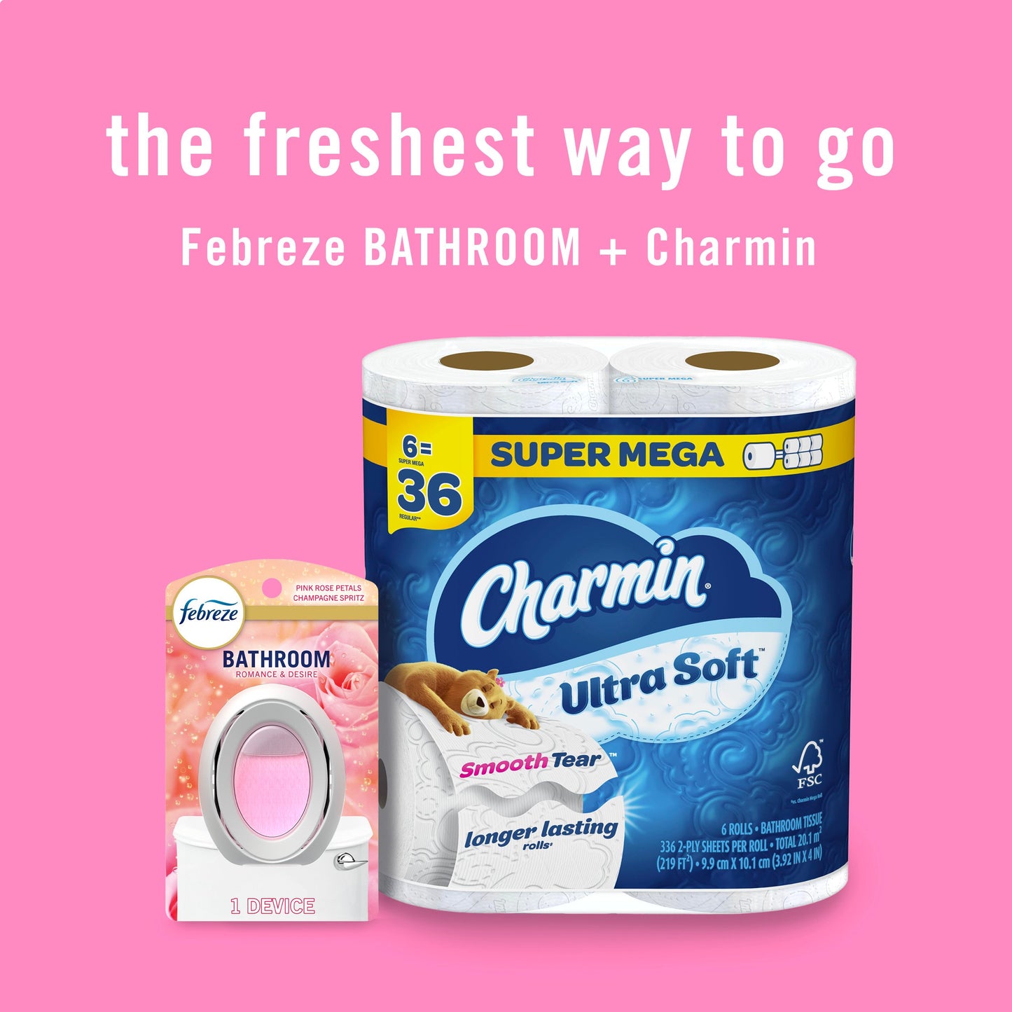 Febreze Bathroom Air Freshener - Romance & Desire
