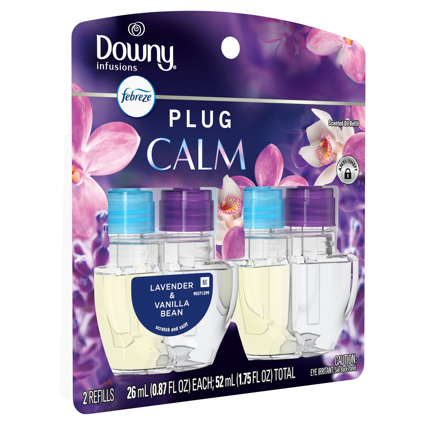 Febreze Plug In Air Freshener, Odor-Fighting Scented Oil Refill, Downy Calm Scent