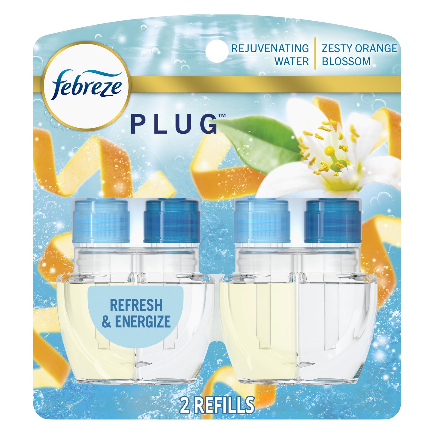 Febreze Plug In Air Freshener Scented Oil Refill - Refresh & Energize