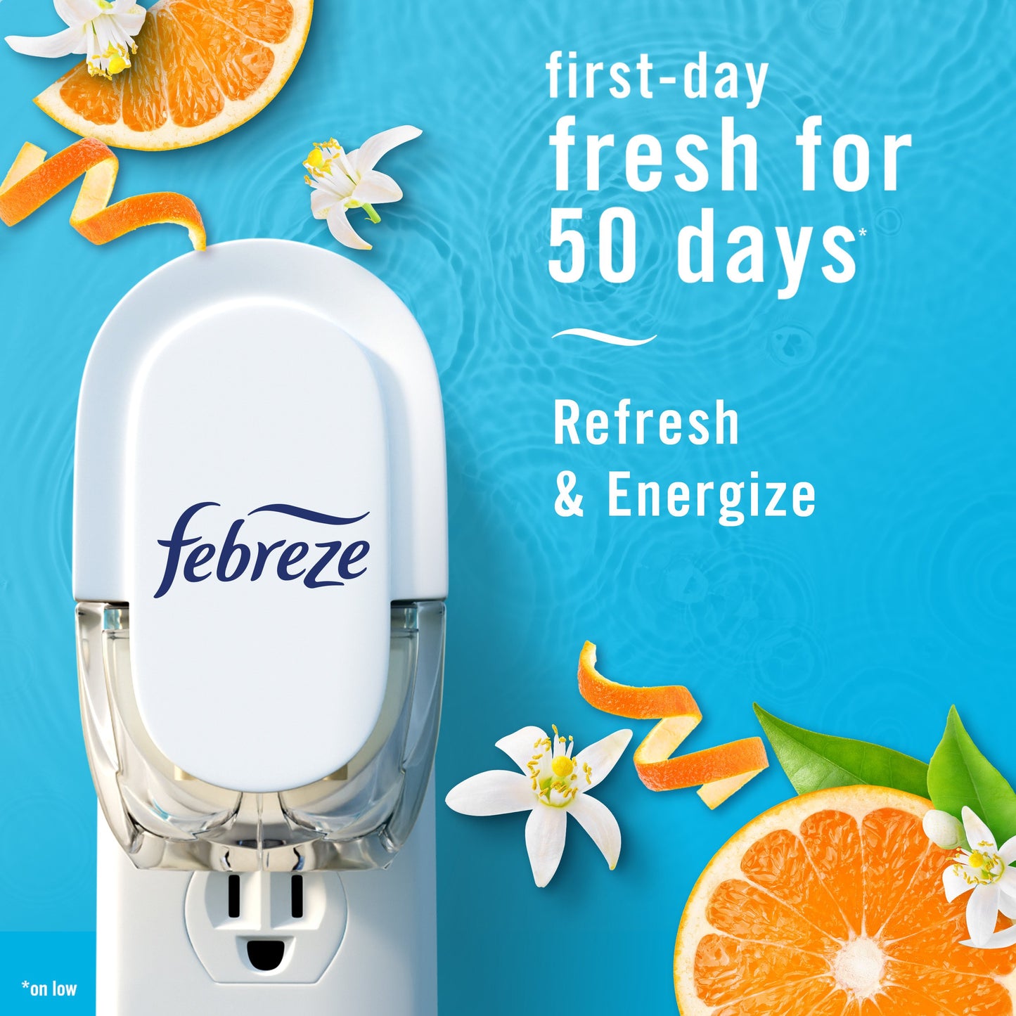 Febreze Plug In Air Freshener Scented Oil Refill - Refresh & Energize