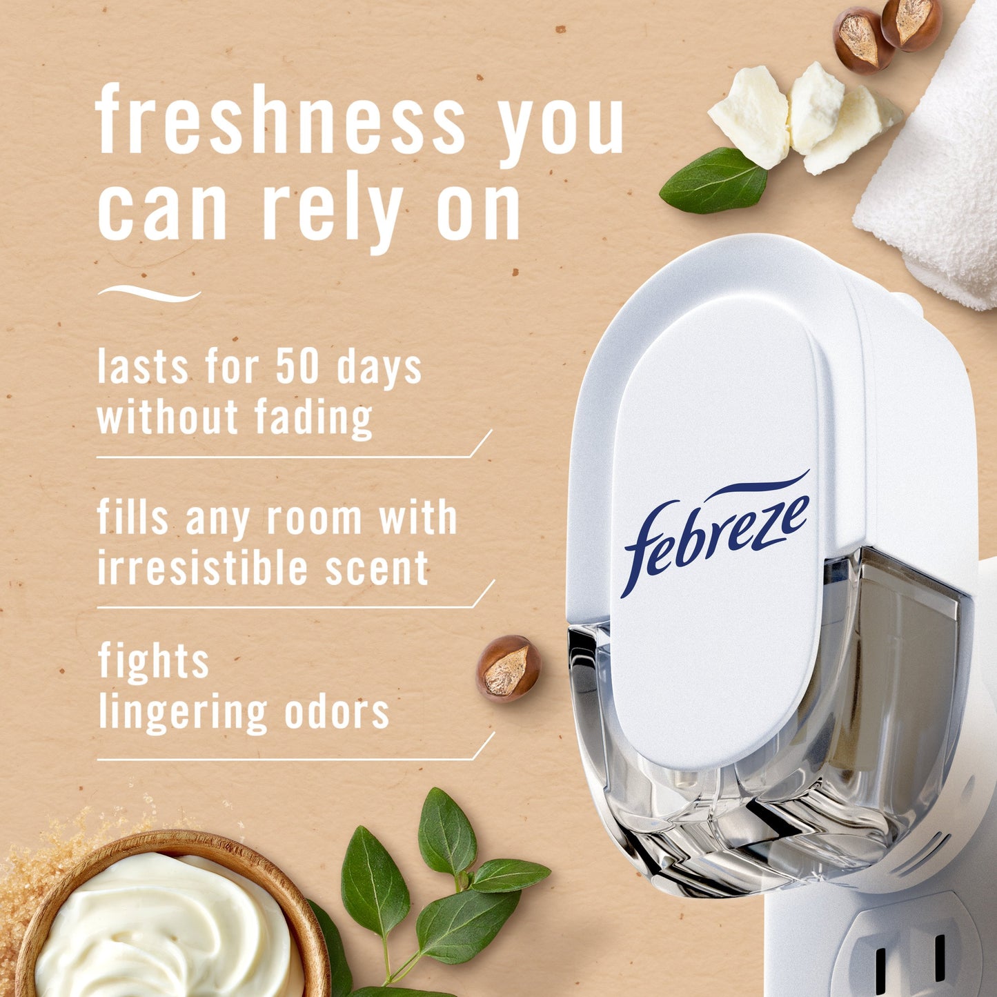 Febreze Plug In Air Freshener Scented Oil Refill - Soothe & Restore