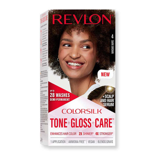 Revlon ColorSilk Demi-Permanent Hair Color - 4 Dark Brown