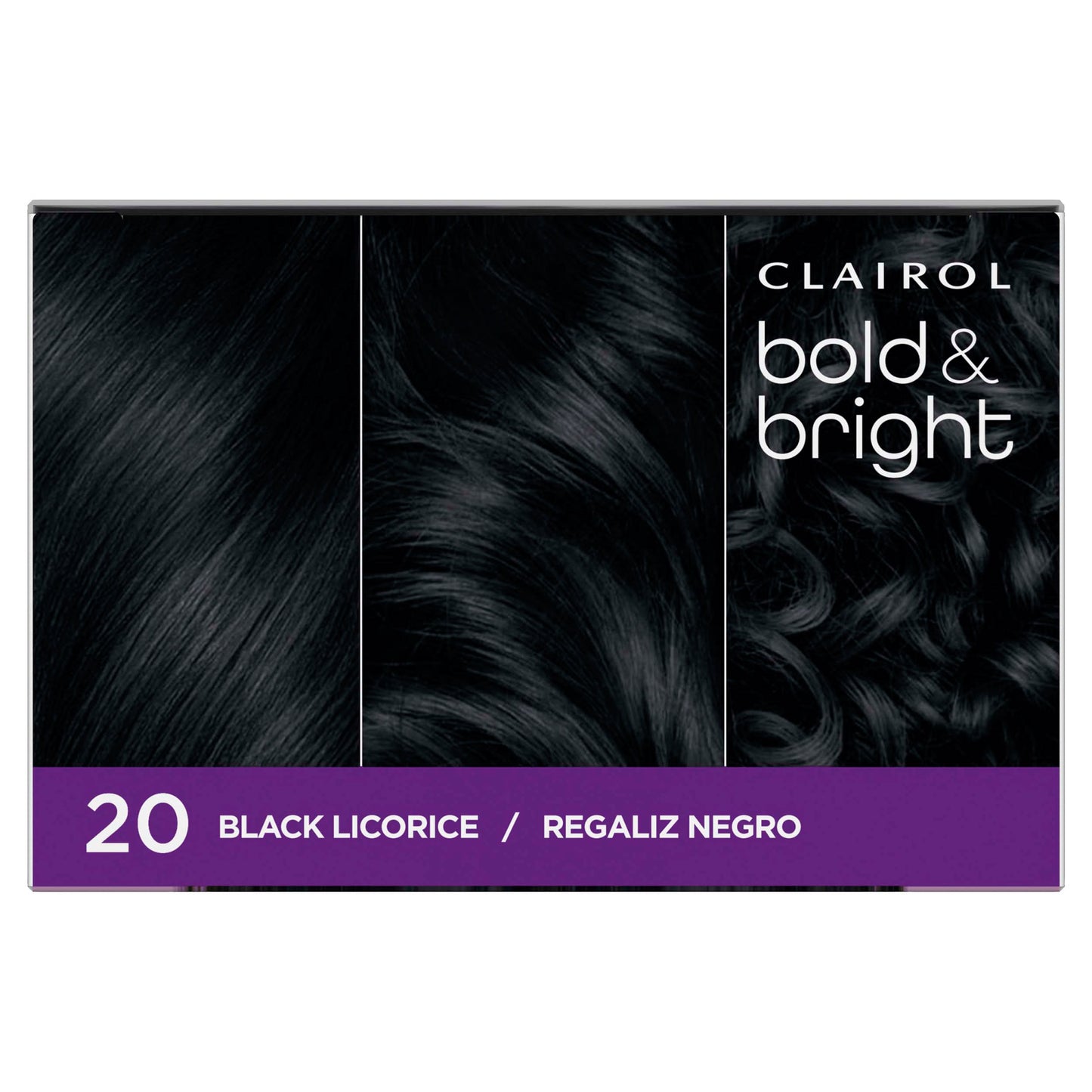 Clairol Bold & Bright Permanent Hair Color - 20 Black Licorice