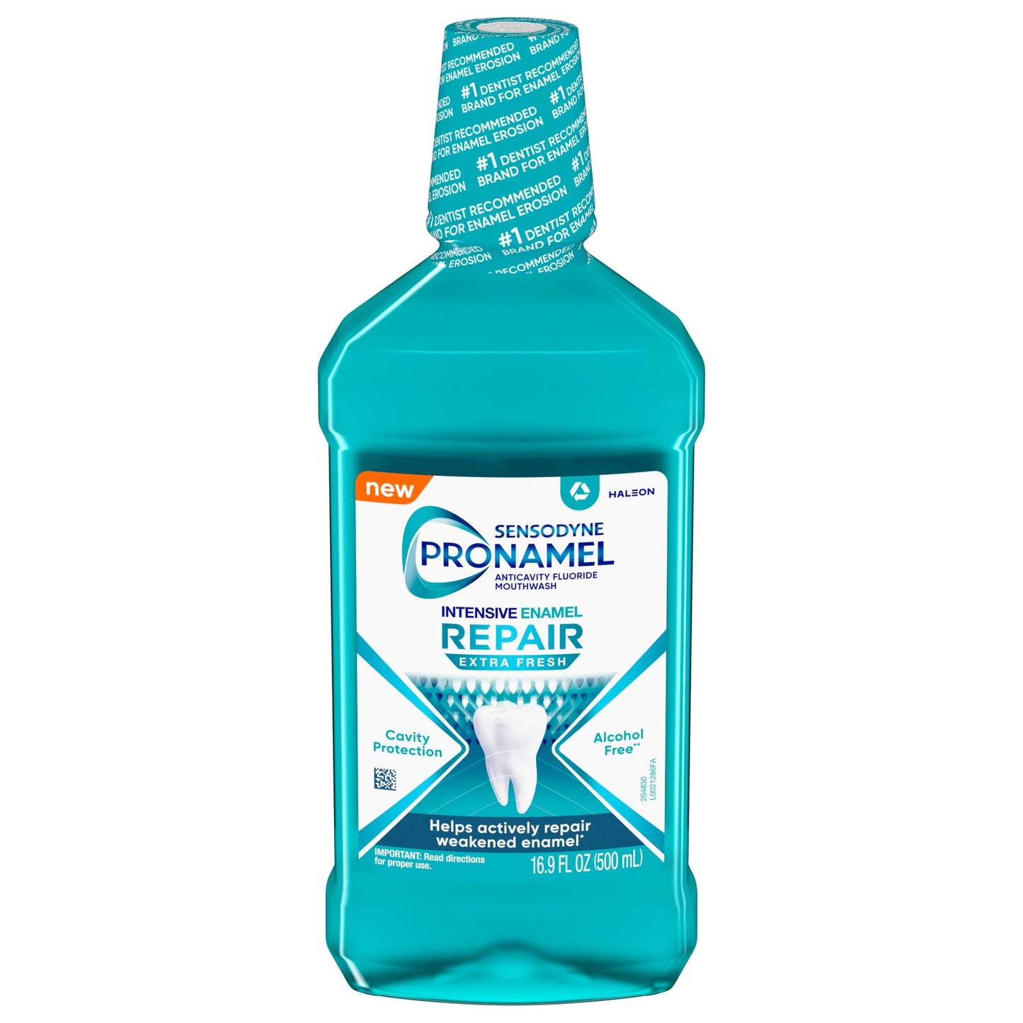Sensodyne Pronamel Intensive Enamel Repair Alcohol-Free Mouthwash To Help Actively Repair Enamel and Protect Against Cavities, Extra Fresh