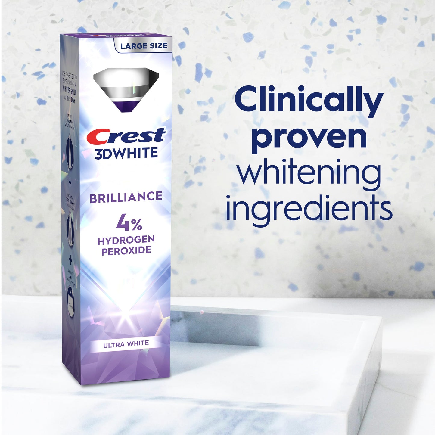 Crest 3D White Brilliance Toothpaste - Ultra White