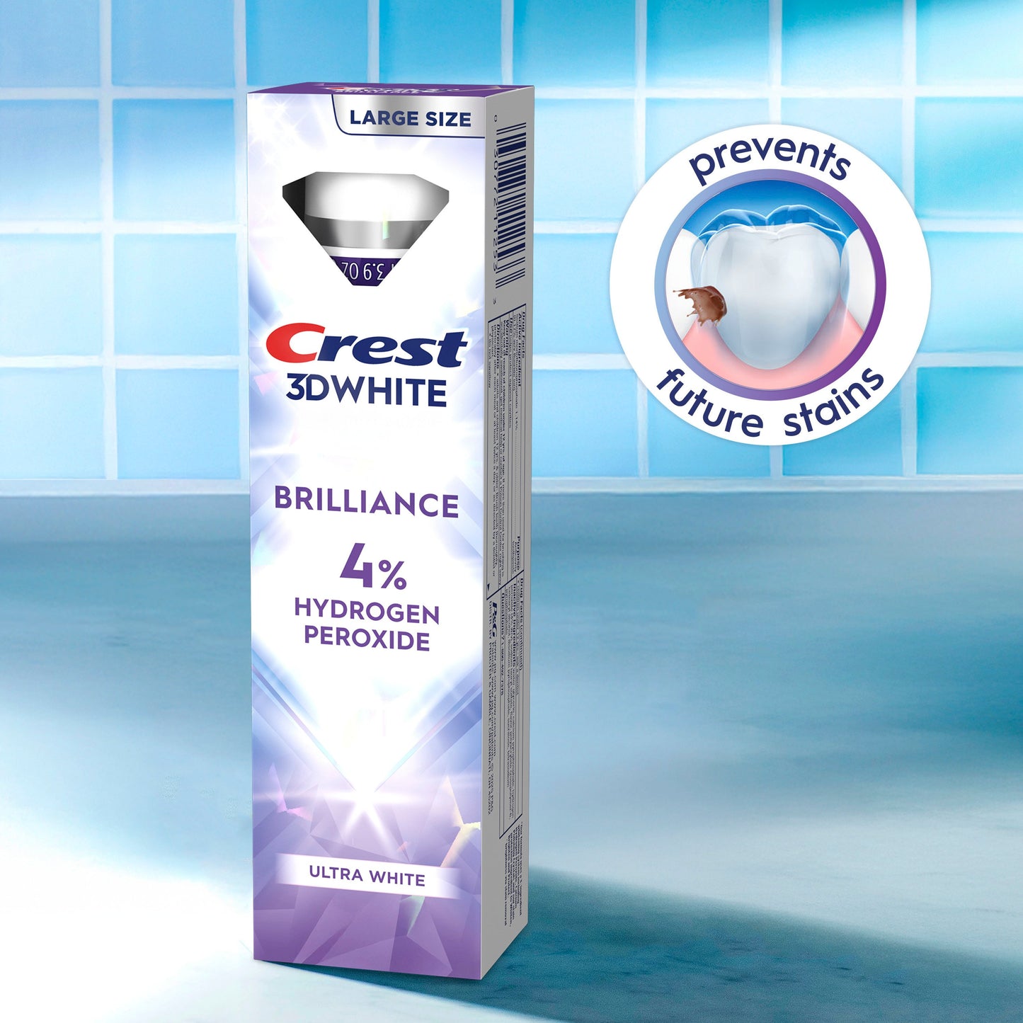 Crest 3D White Brilliance Toothpaste - Ultra White