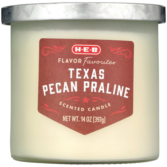 H-E-B Flavor Favorites Texas Pecan Praline Scented Candle