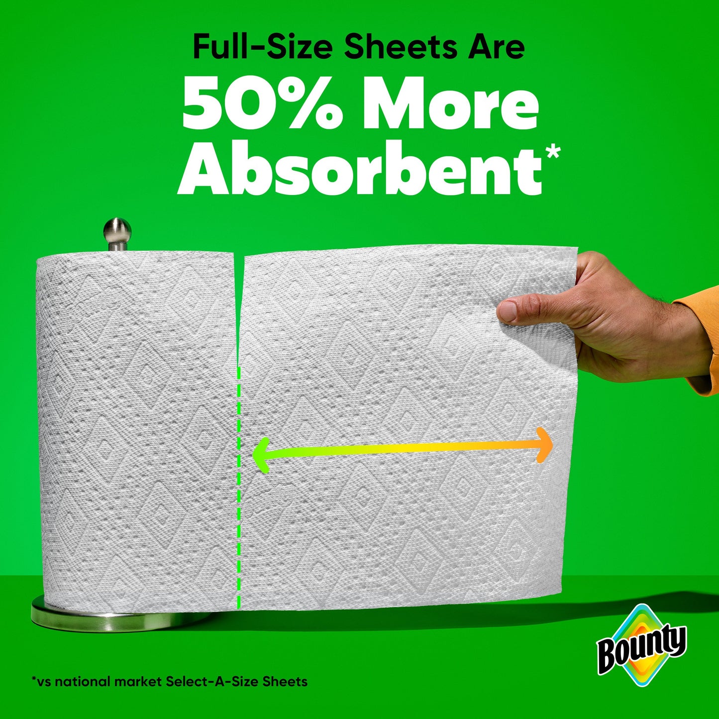 Bounty Full Sheet White Paper Towels