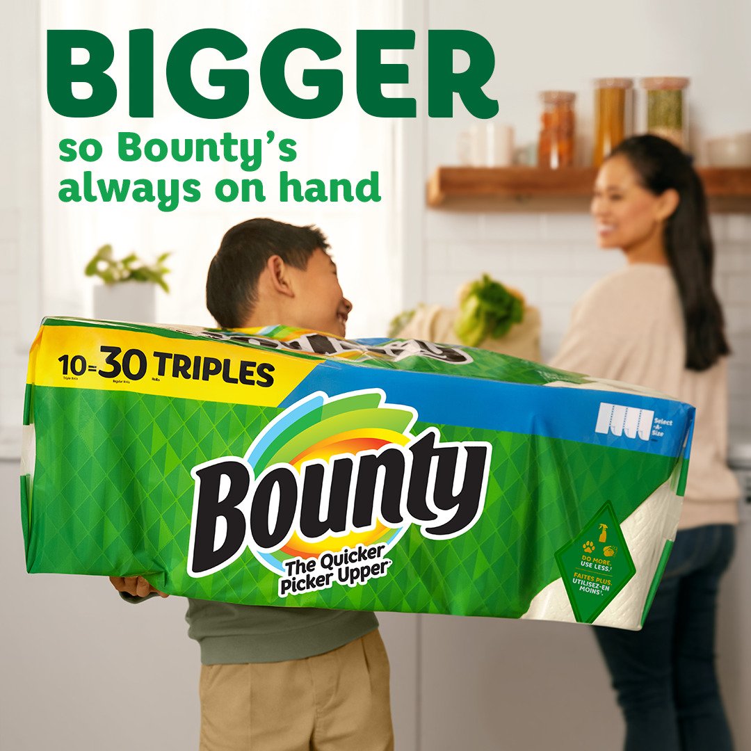 Bounty Full Sheet White Paper Towels