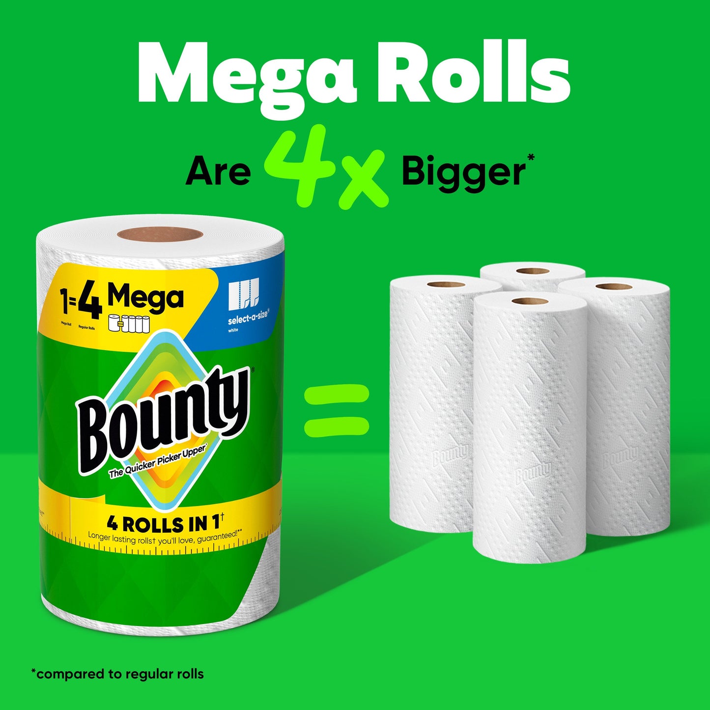 Bounty Mega Roll Select-A-Size White Paper Towel