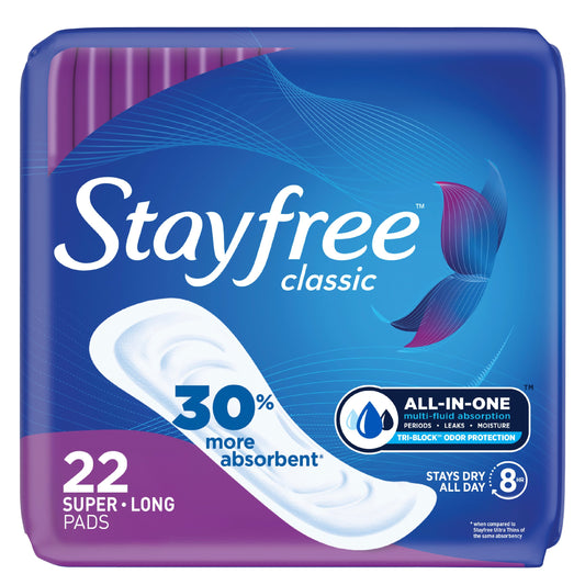 Stayfree Classic Pads - Super Long