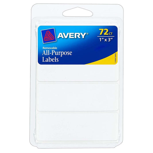 Avery Removable All-Purpose Labels