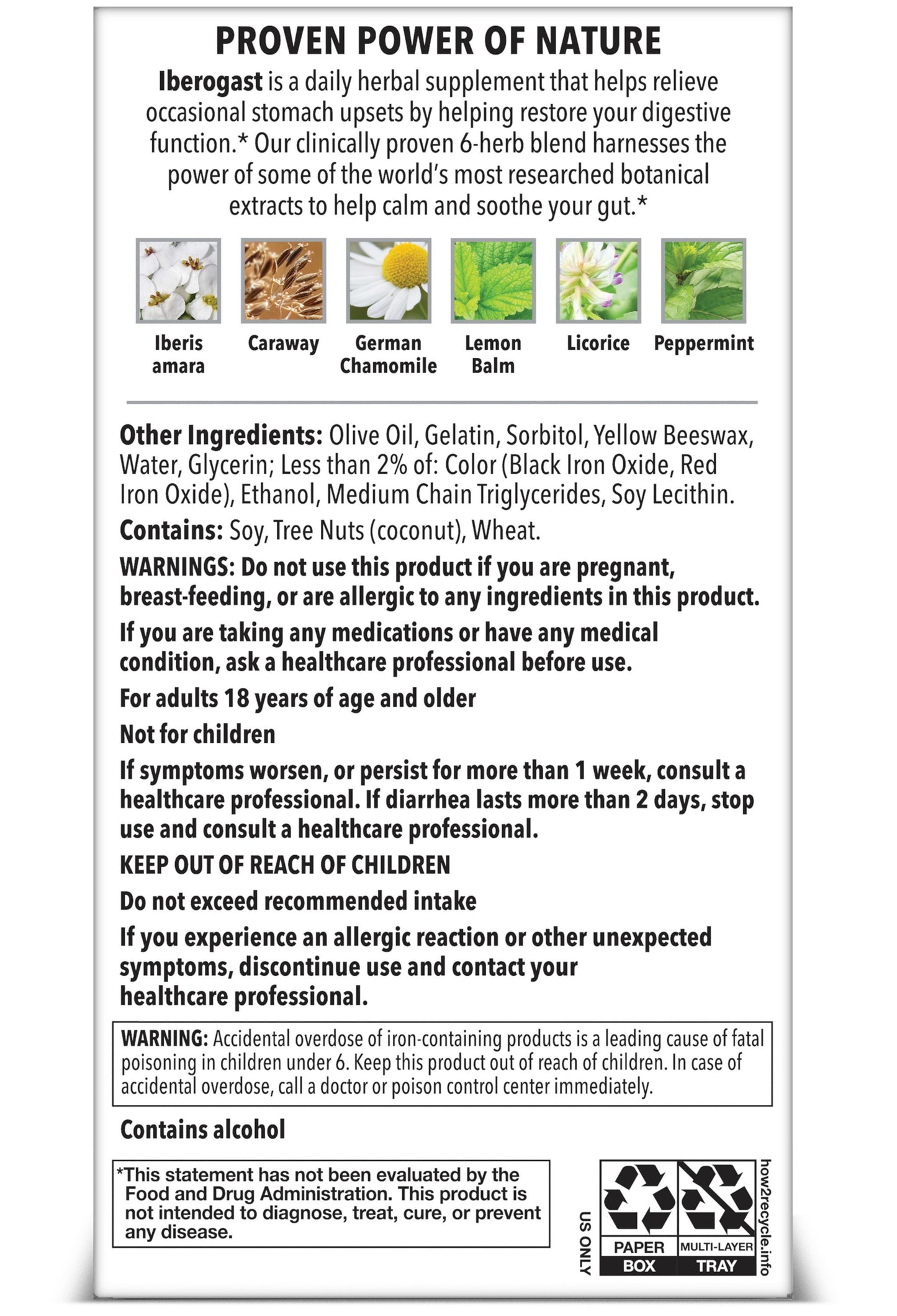 Iberogast Dual Action Digestive Relief Soft Gels