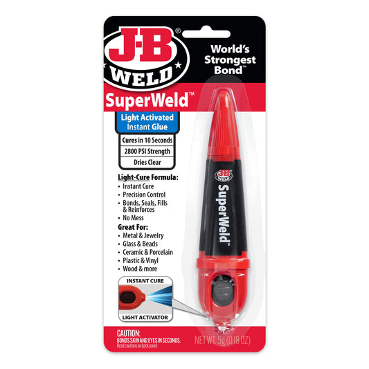 J-B Weld SuperWeld Light Activated Instant Glue